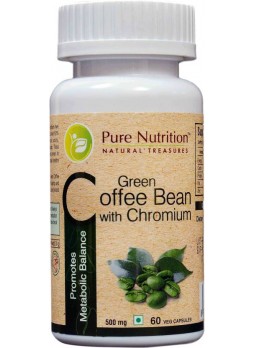Pure Nutrition Green Coffee Bean With Chromium 60 Capsules